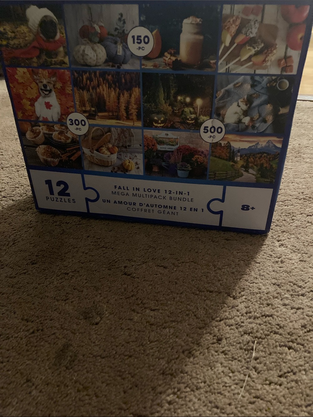 Fall in Love 12-in-1 Autumn Puzzle Bundle - Blue